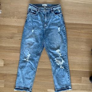 Abercrombie and Fitch ultra high rise ankle straight curve love size 29